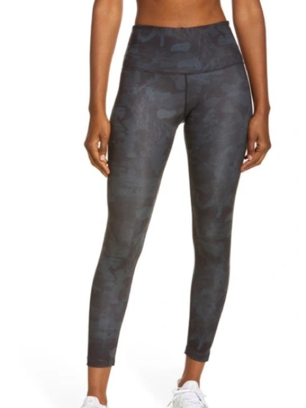 NWT Zella Studio Lite High Waist 7/8 Legging Grey Camo size S
